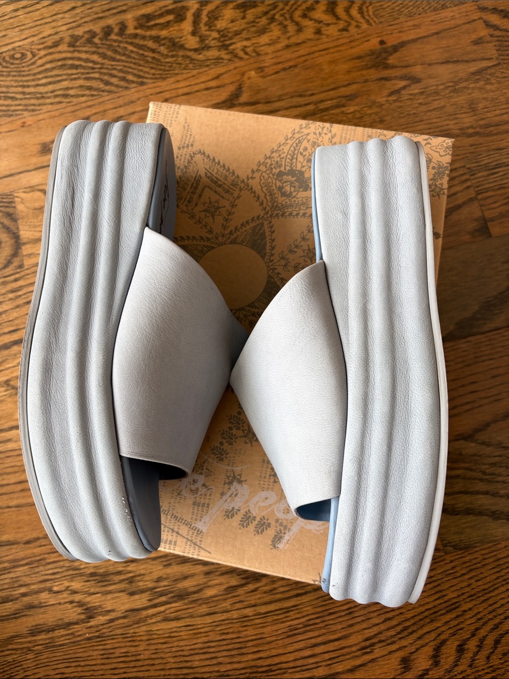 Free People Harbor Flatform Platforms in Light Blue - Y2K style - Picture 7 of 8